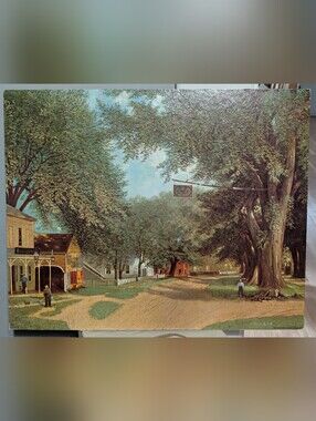Vintage Paul Detlefsen Art Lot Mid Century Nostalgic Americana Prints